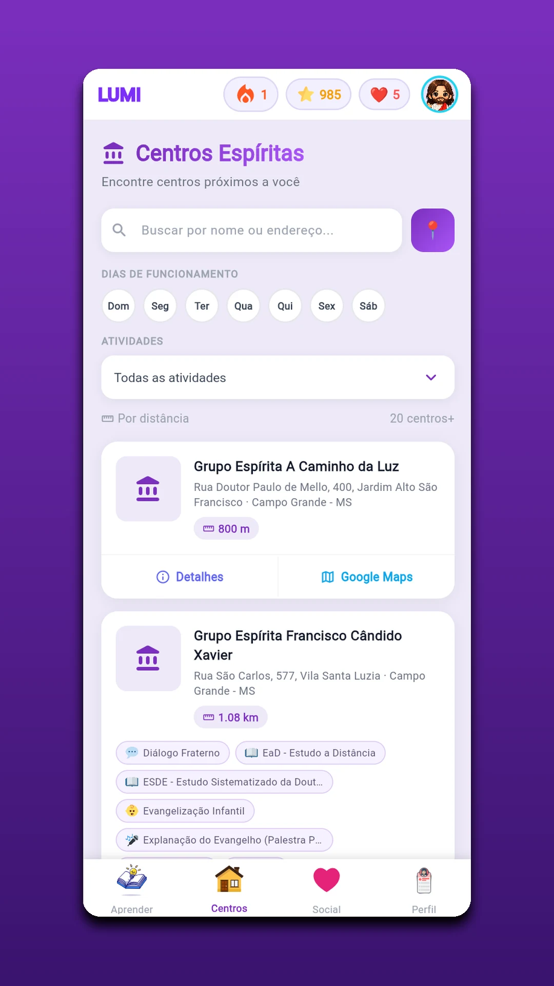 Lumi - Estudo espírita diário screenshot