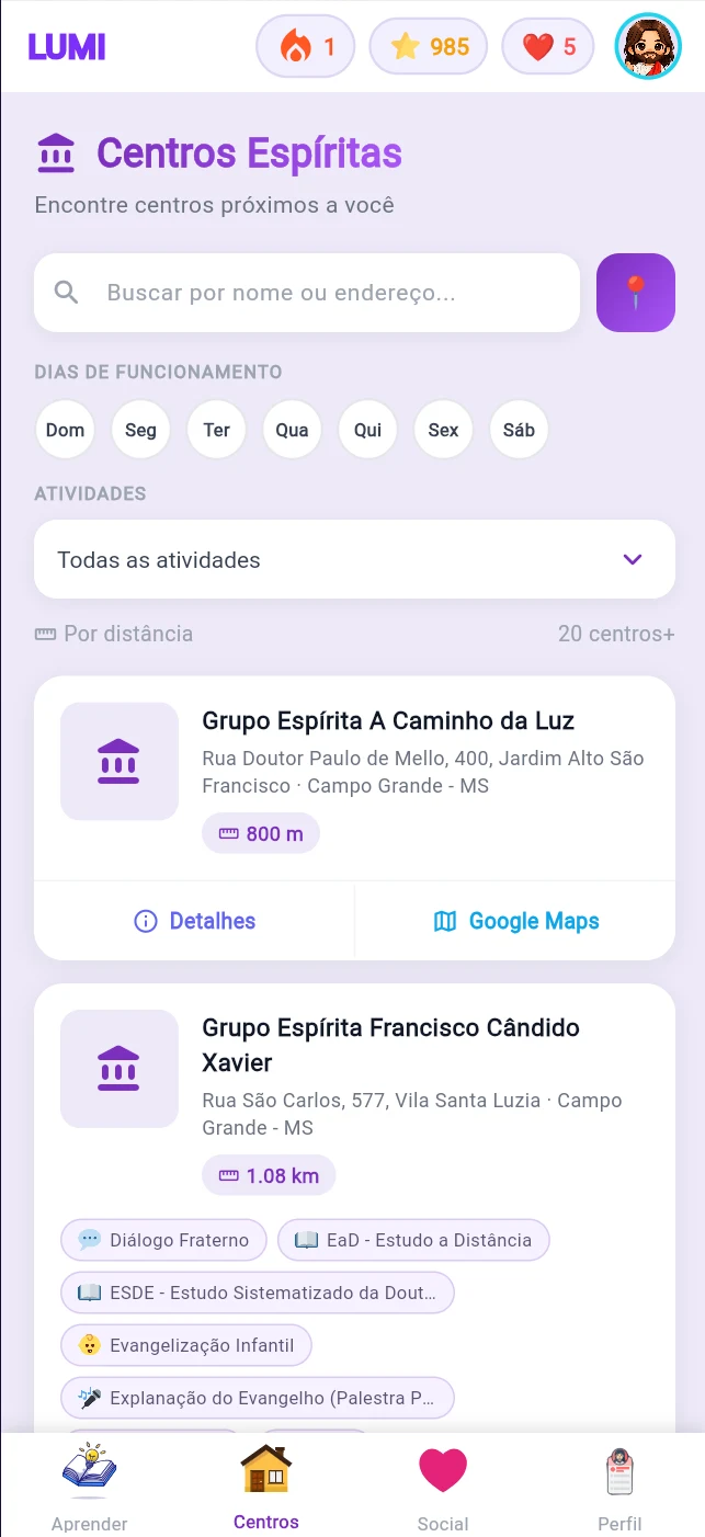 Lumi - Estudo espírita diário screenshot